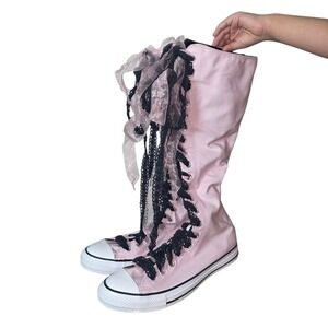Converse Chuck Taylor XX Hi Pink Knee High Sneakers Women's 11 Men's 9 NWOT